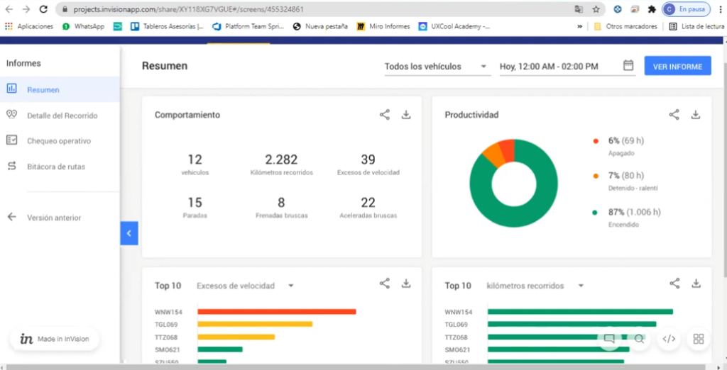 Pulpo gestión de flotas app