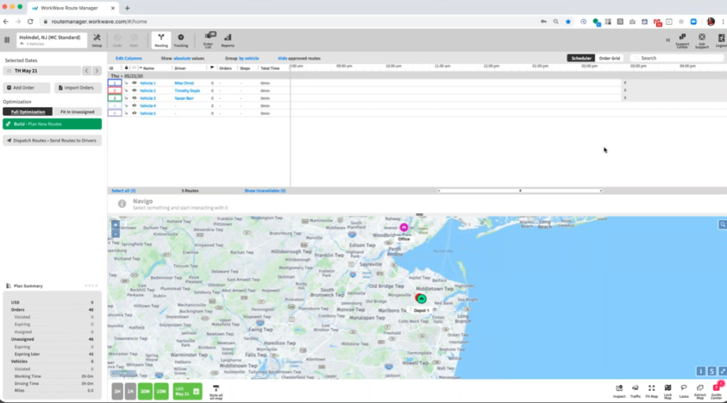 WorkWave Route Manager app